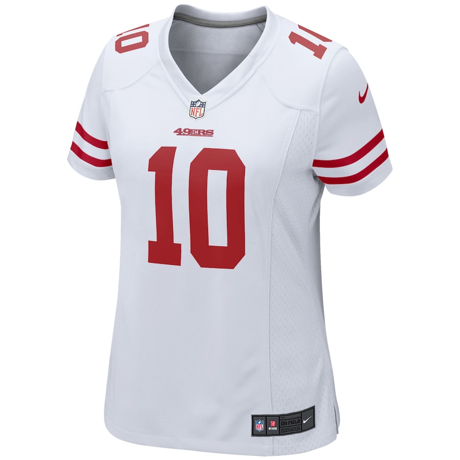 Women’s San Francisco 49ers Jimmy Garoppolo Nike White Team Color Game Jersey