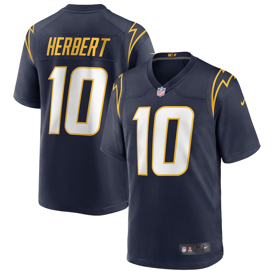 Men’s Los Angeles Chargers Justin Herbert Nike Navy Alternate Game Jersey
