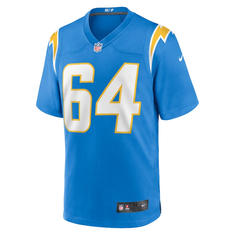Men’s Los Angeles Chargers Brenden Jaimes Nike Powder Blue Game Jersey