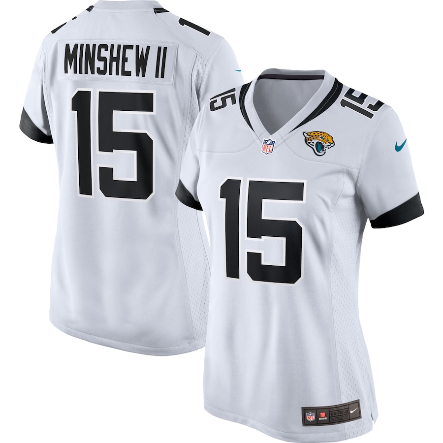 Women’s Jacksonville Jaguars Gardner Minshew II Nike White Game Jersey