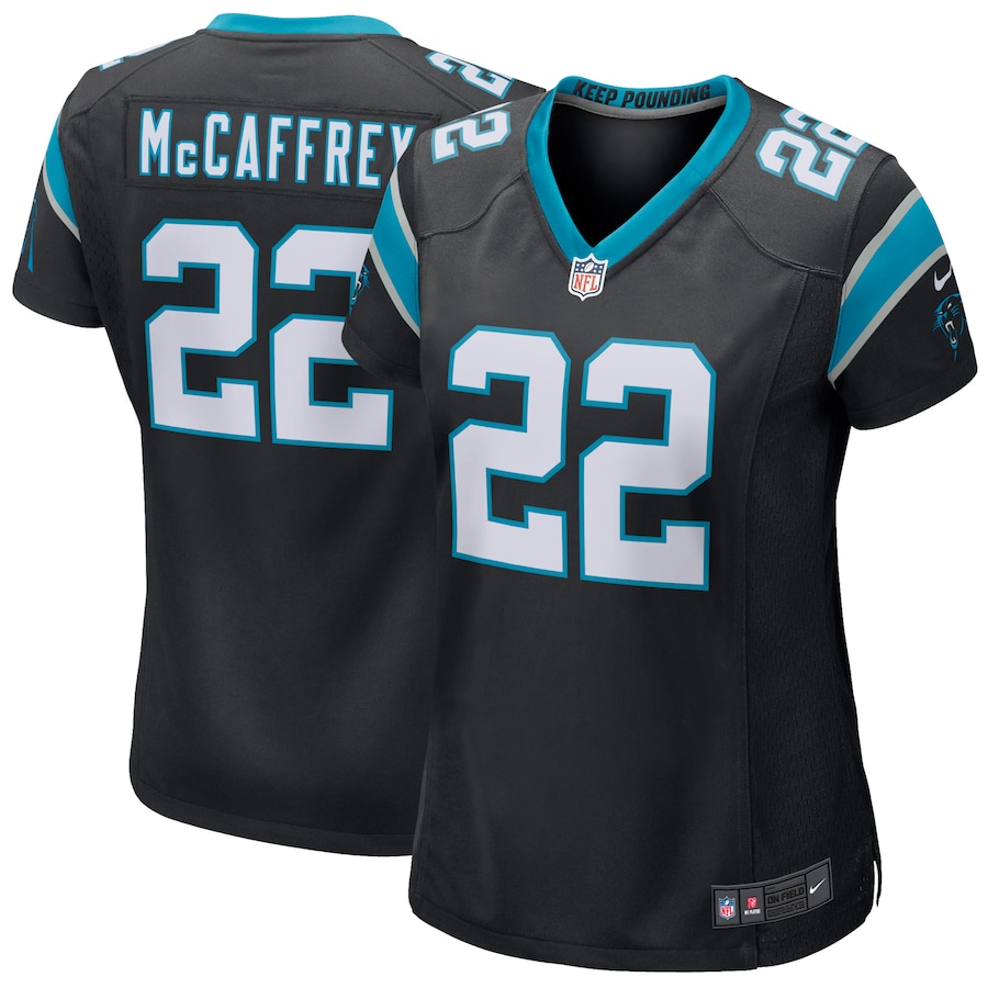 Women’s Carolina Panthers Christian McCaffrey Nike Black Player Jersey