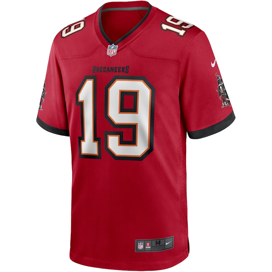 Men’s Tampa Bay Buccaneers Keyshawn Johnson Nike Red Game Retired Player Jersey