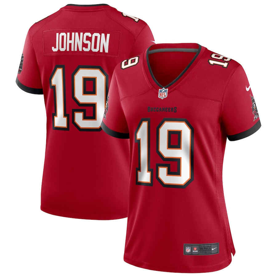 Women’s Tampa Bay Buccaneers Keyshawn Johnson Nike Red Game Retired Player Jersey