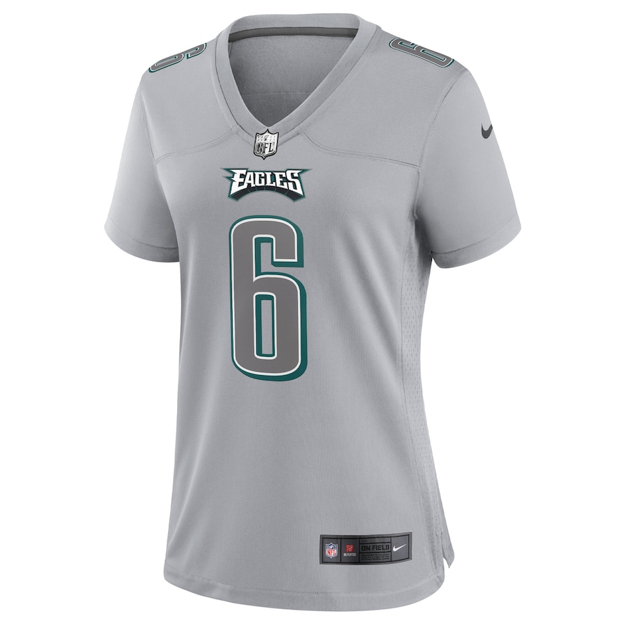 Women’s Philadelphia Eagles DeVonta Smith Nike Gray Atmosphere Fashion Game Jersey