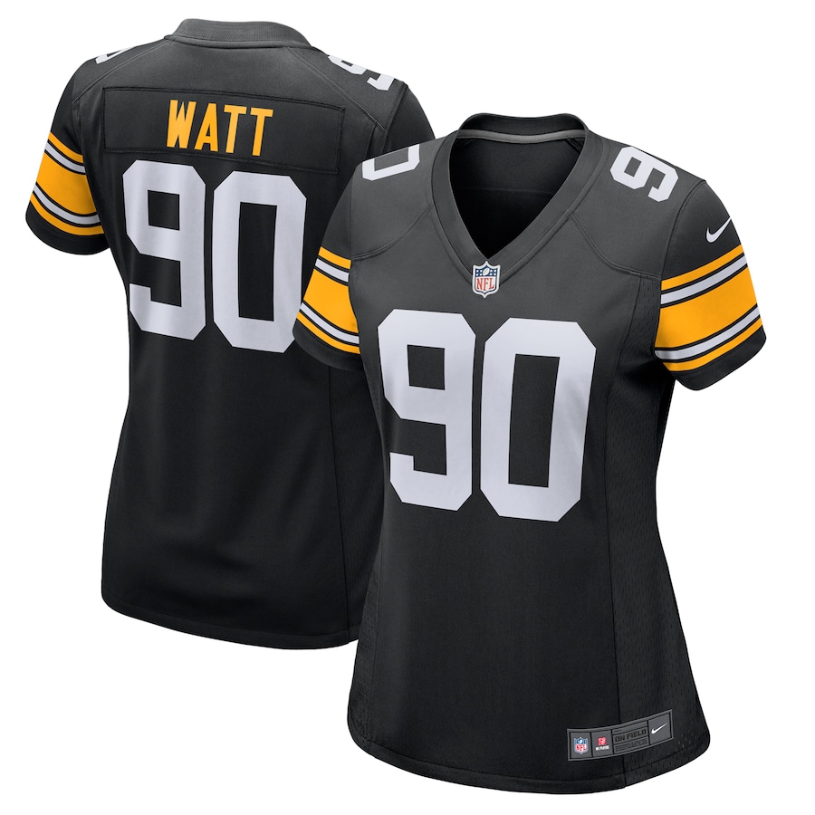 Women’s Pittsburgh Steelers T.J. Watt Nike Black Alternate Game Jersey