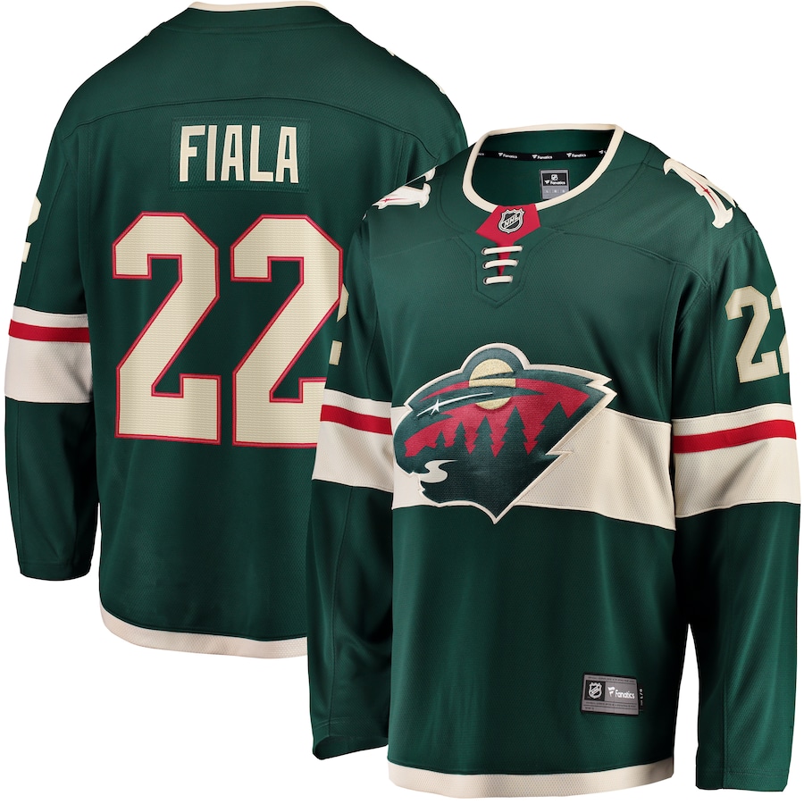 Men's Minnesota Wild Kevin Fiala Fanatics Branded Green Home Breakaway Player Jersey