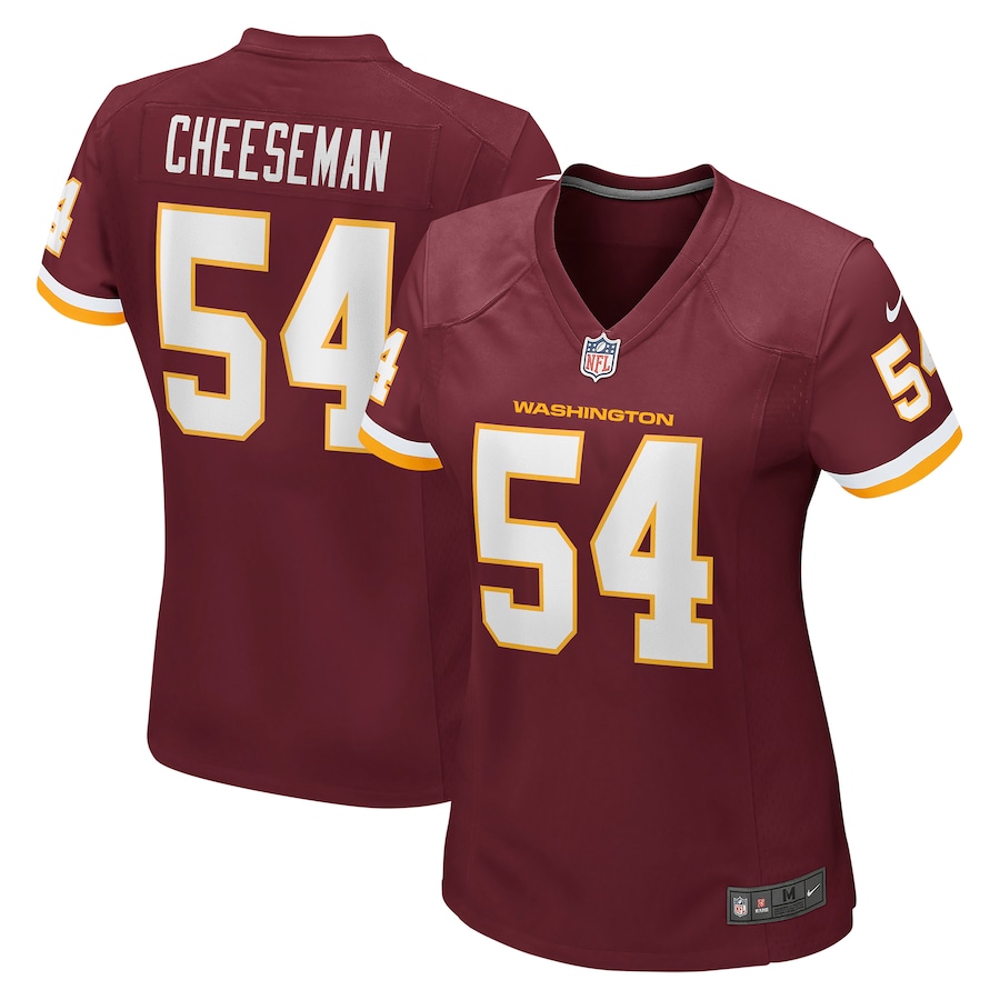 Women’s Washington Football Team Camaron Cheeseman Nike Burgundy Game Jersey