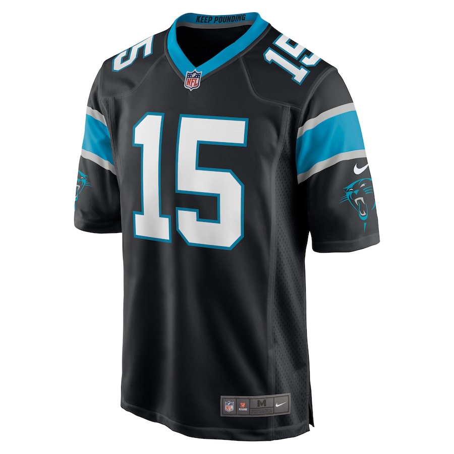 Men’s Carolina Panthers Laviska Shenault Jr. Nike Black Game Player Jersey