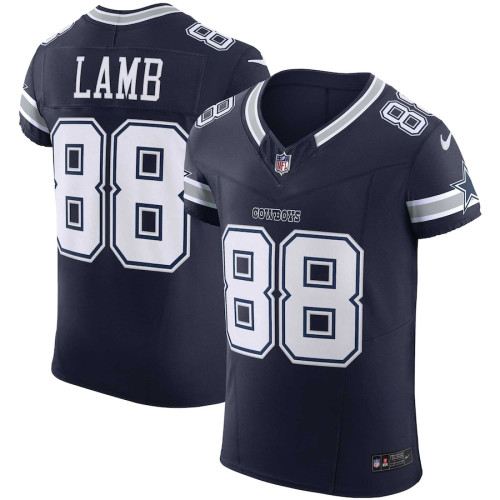 Men's - Dallas Cowboys CeeDee Lamb Navy 2023 Vapor F.U.S.E. Elite Jersey