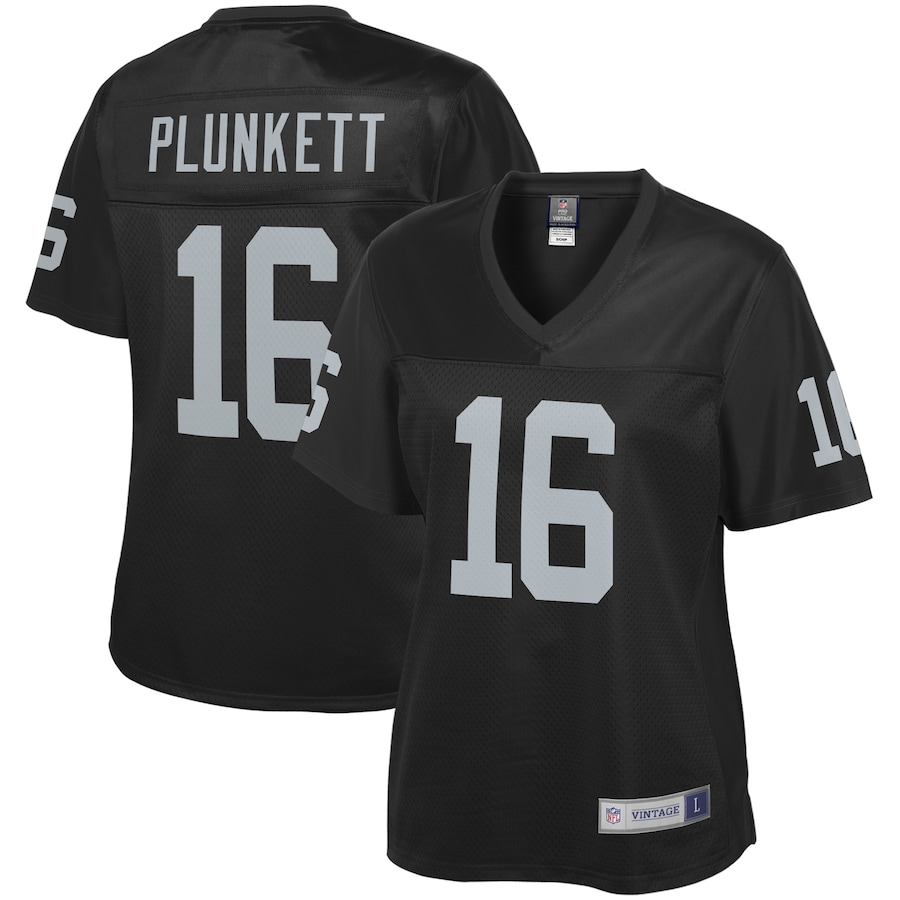 Women’s Las Vegas Raiders Jim Plunkett NFL Pro Line Black Retired Player Jersey