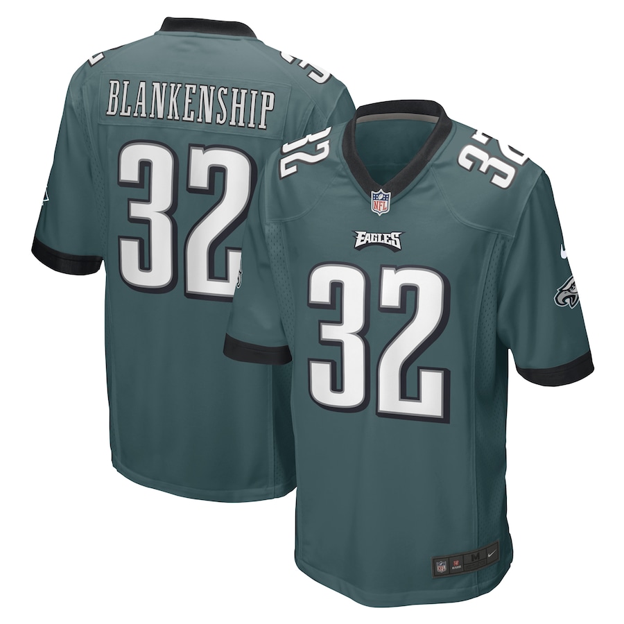 Men’s Philadelphia Eagles Reed Blankenship Nike Midnight Green Game Player Jersey