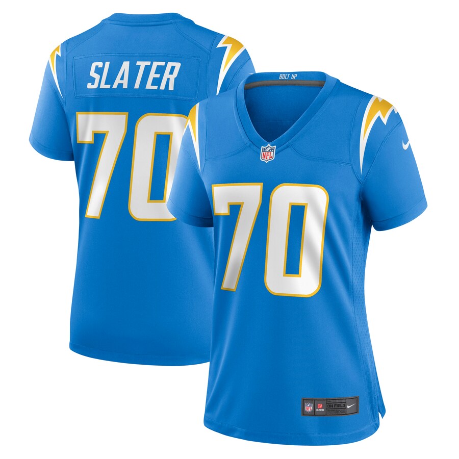 Women’s Los Angeles Chargers Rashawn Slater Nike Powder Blue Game Jersey