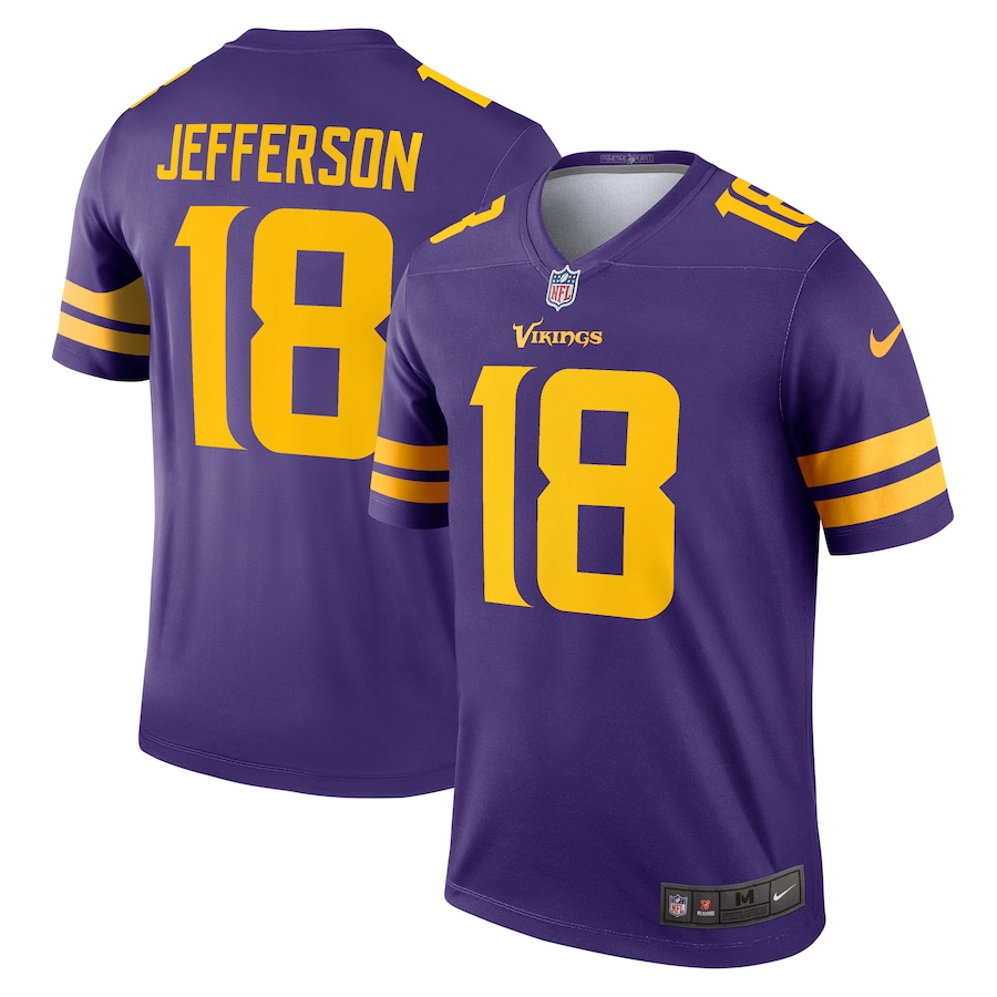 Men's Minnesota Vikings Justin Jefferson Nike Purple Alternate Legend Jersey