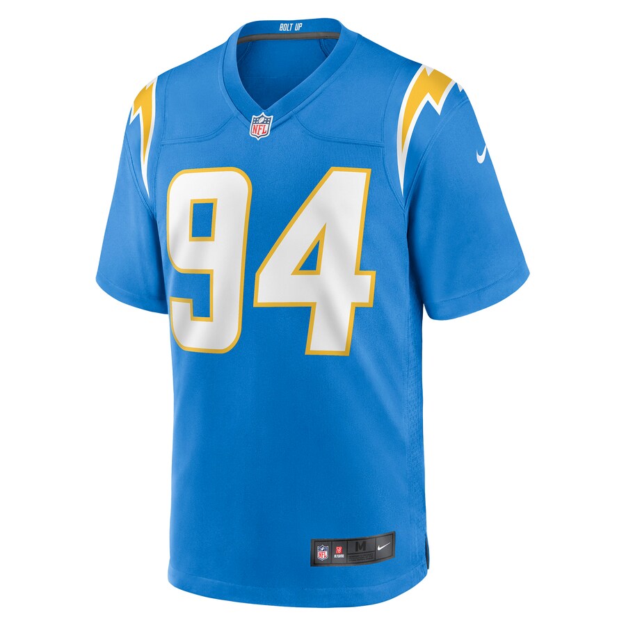 Men’s Los Angeles Chargers Chris Rumph II Nike Powder Blue Game Jersey