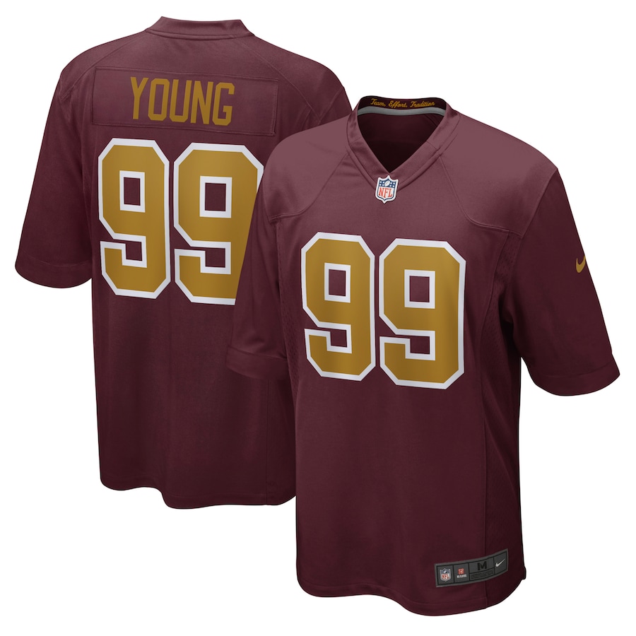 Men’s Washington Football Team Chase Young Nike Burgundy Alternate Game Jersey