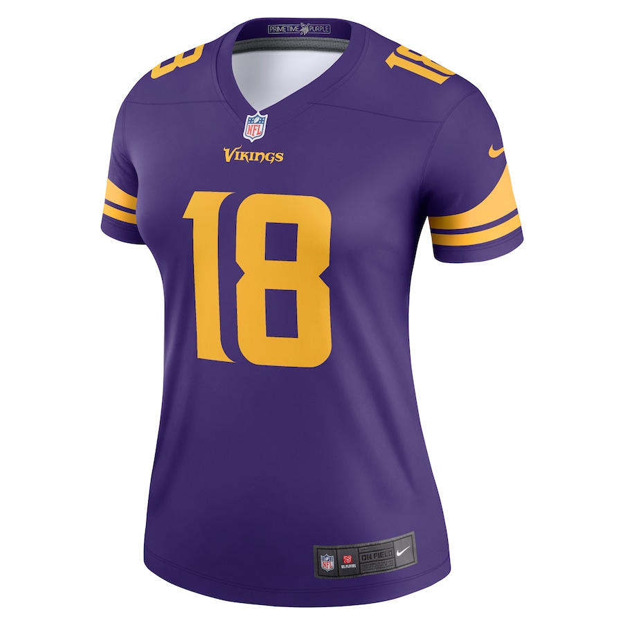 Women's Minnesota Vikings Justin Jefferson Nike Purple Alternate Legend Jersey