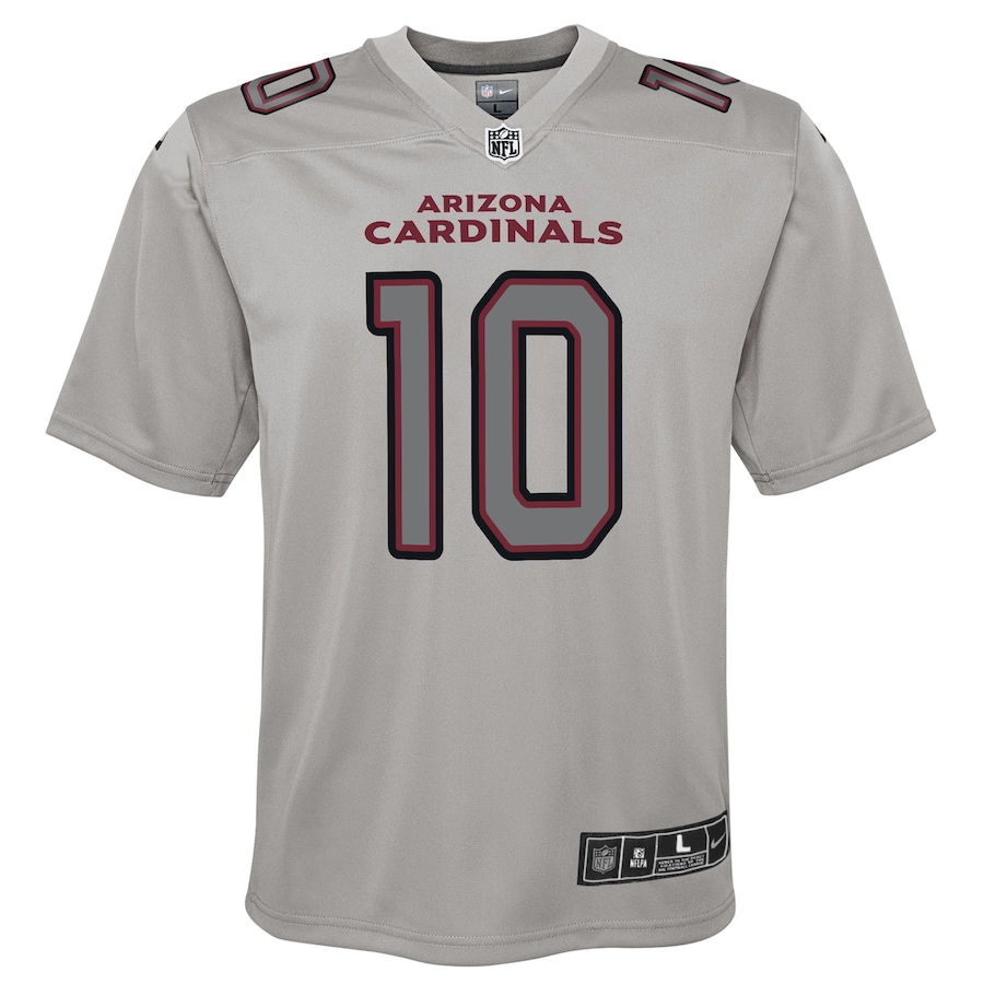 Youth Arizona Cardinals DeAndre Hopkins Nike Gray Atmosphere Game Jersey