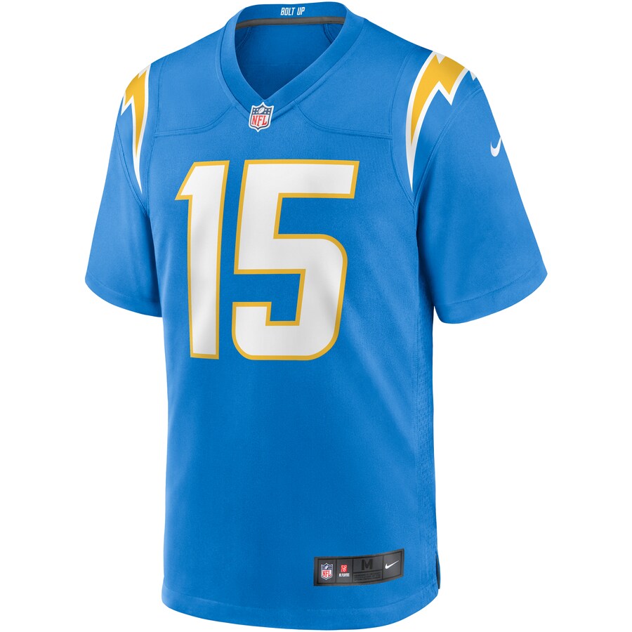 Men’s Los Angeles Chargers Jalen Guyton Nike Powder Blue Game Player Jersey