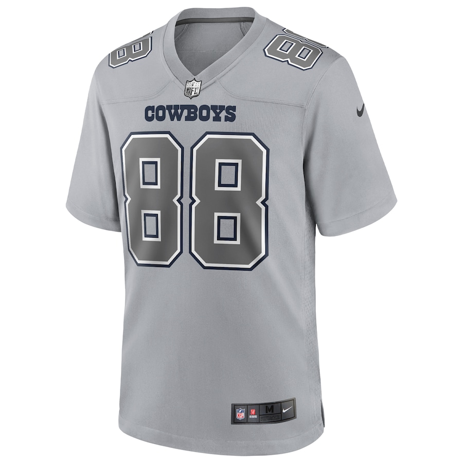 Men’s Dallas Cowboys CeeDee Lamb Nike Gray Atmosphere Fashion Game Jersey
