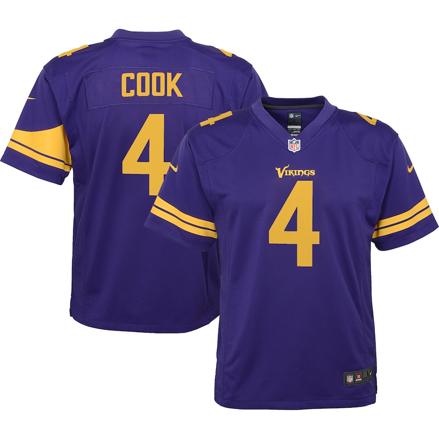 Youth Minnesota Vikings Dalvin Cook Nike Purple Alternate Game Jersey