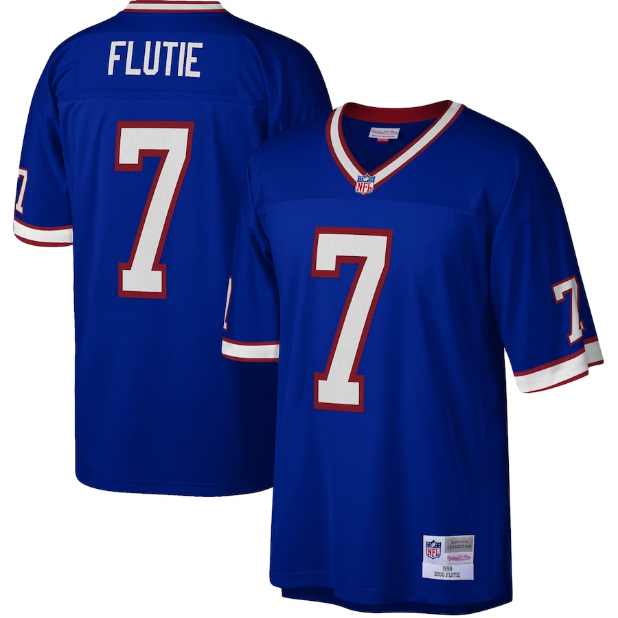 Men’s Buffalo Bills Doug Flutie Mitchell & Ness Royal 1998 Legacy Replica Jersey