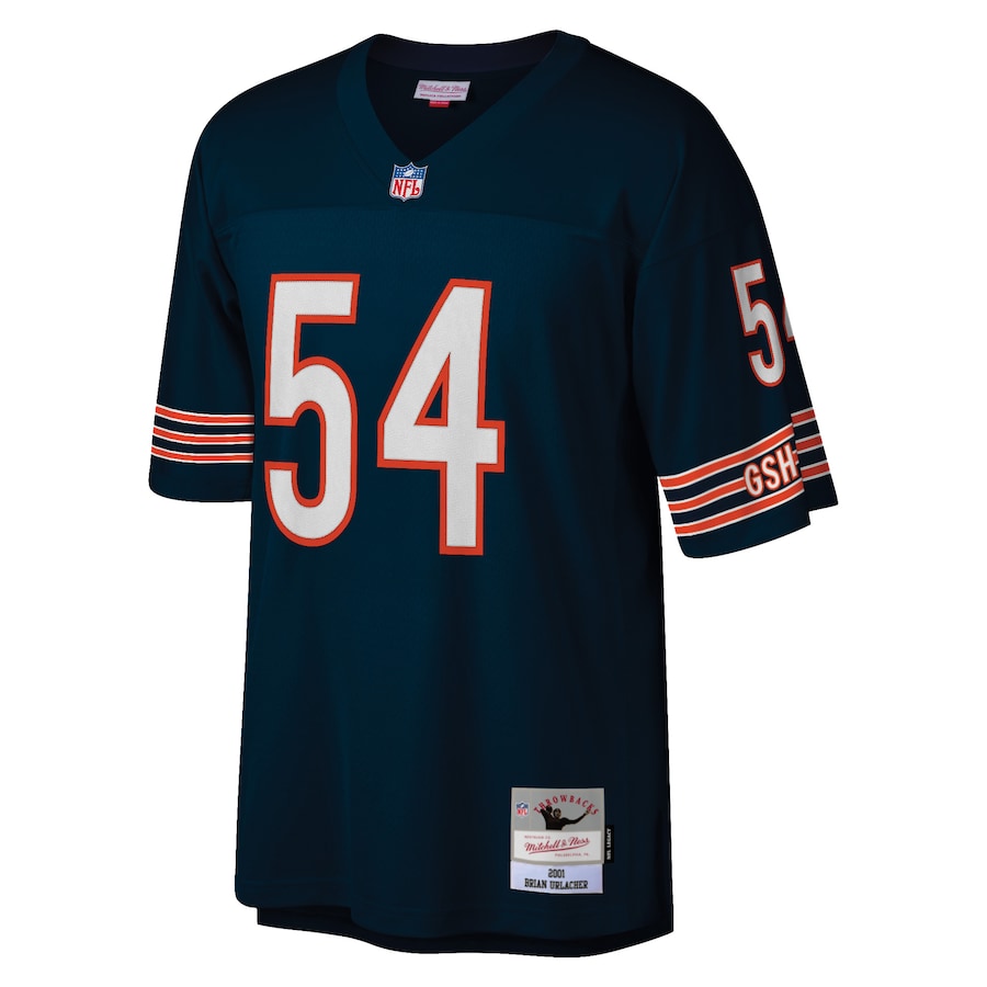 Men’s Chicago Bears Brian Urlacher Mitchell & Ness Navy Retired Player Legacy Replica Jersey
