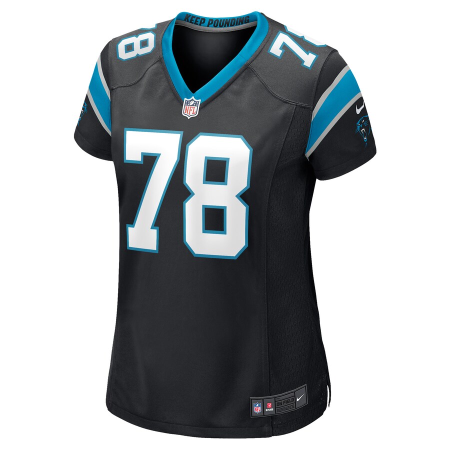 Women’s Carolina Panthers Marquan McCall Nike Black Game Player Jersey
