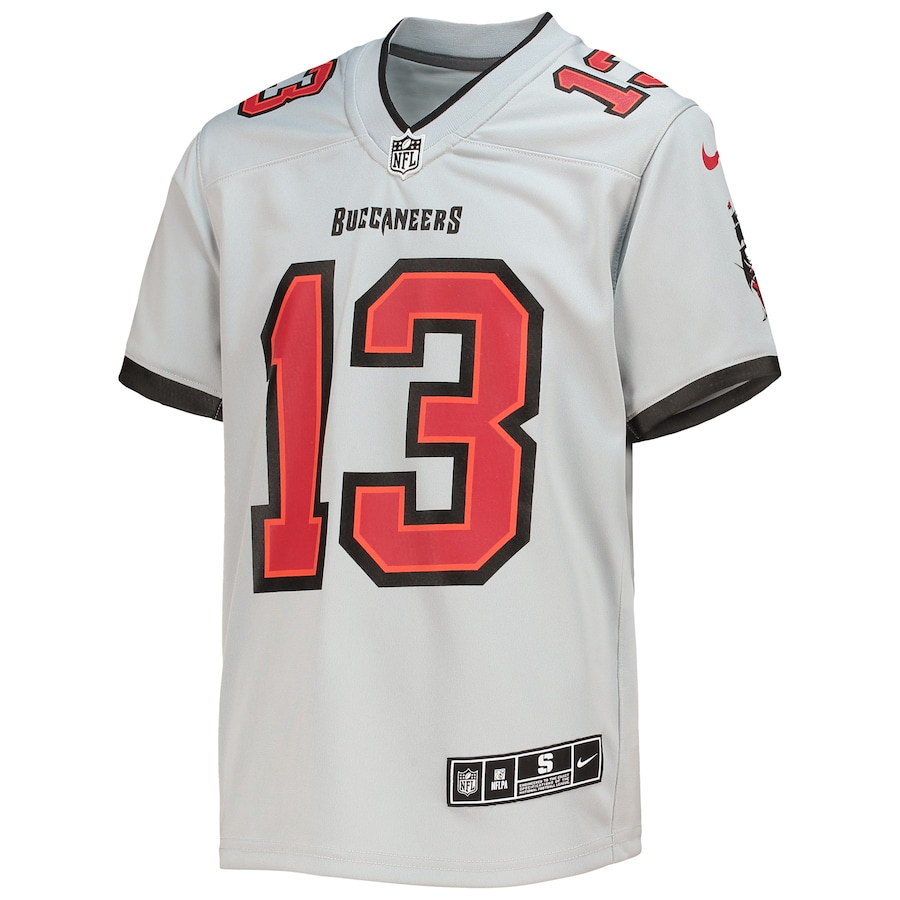 Youth Tampa Bay Buccaneers Mike Evans Nike Gray Inverted Team Game Jersey