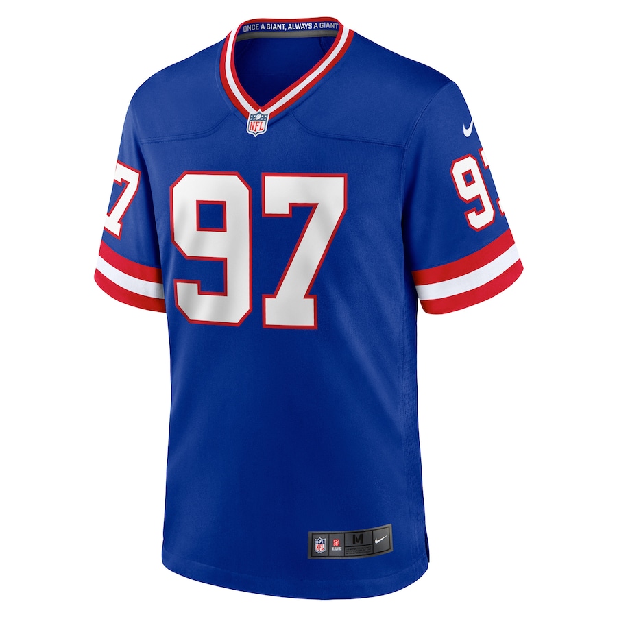 Men's New York Giants Dexter Lawrence Nike Royal Classic Player Game Jersey