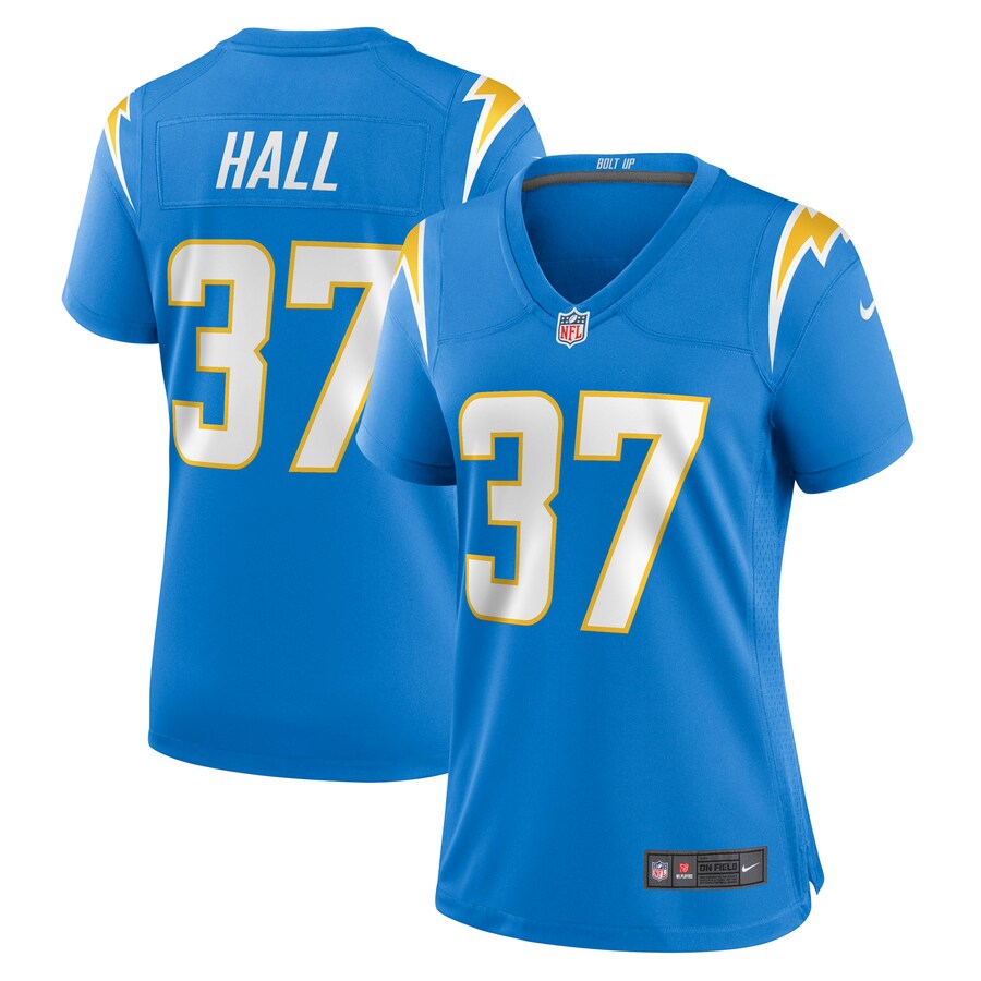 Women’s Los Angeles Chargers Kemon Hall Nike Powder Blue Nike Game Jersey