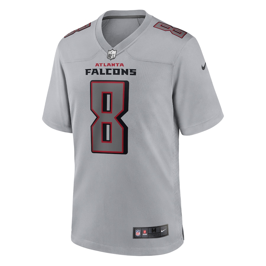 Men’s Atlanta Falcons Kyle Pitts Nike Gray Atmosphere Fashion Game Jersey