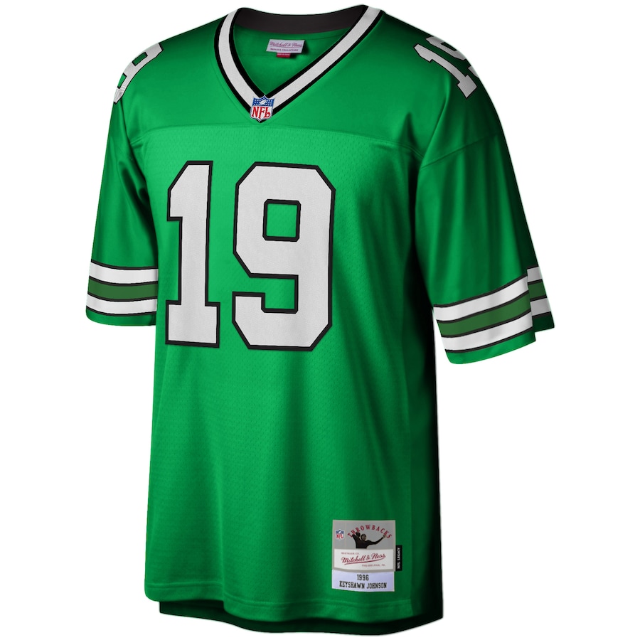 Men’s New York Jets Keyshawn Johnson Mitchell & Ness Kelly Green 1996 Legacy Replica Jersey