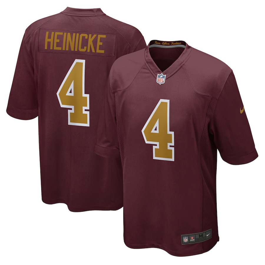 Men’s Washington Football Team Taylor Heinicke Nike Burgundy Alternate Player Game Jersey
