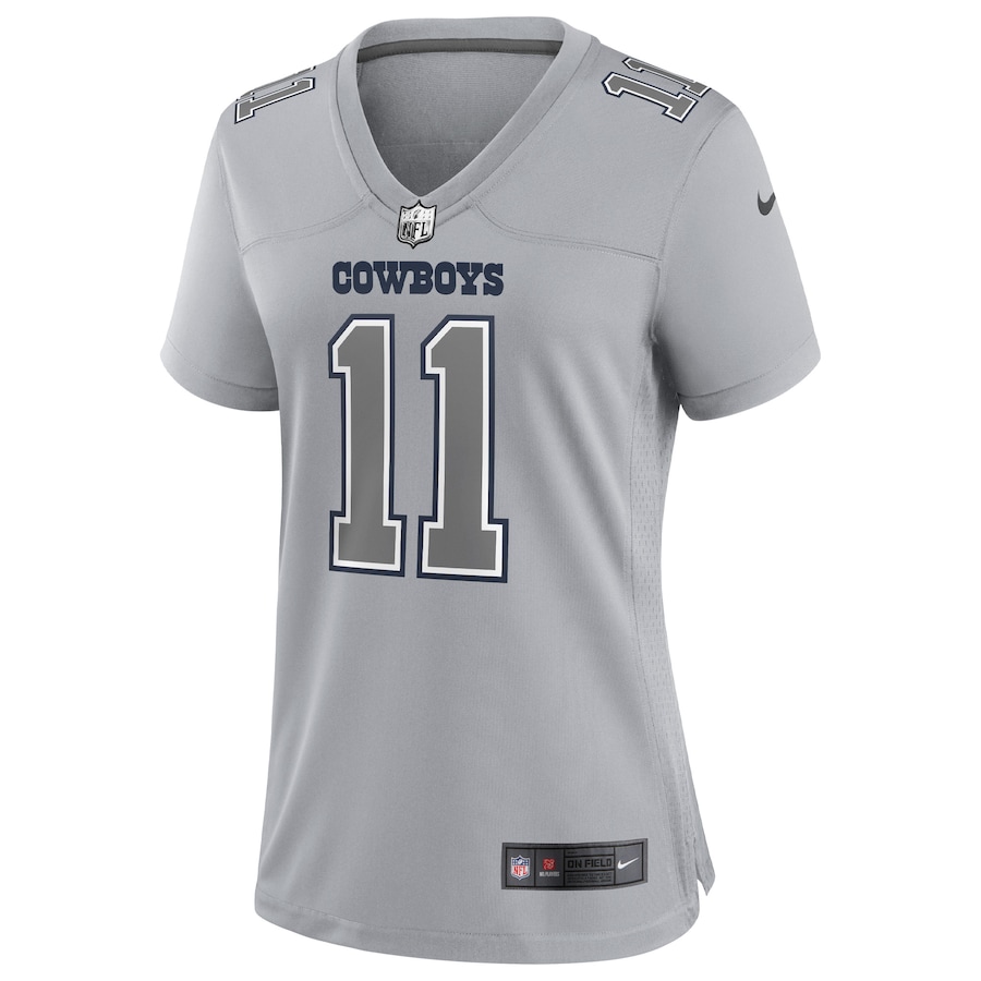 Women’s Dallas Cowboys Micah Parsons Nike Gray Atmosphere Fashion Game Jersey