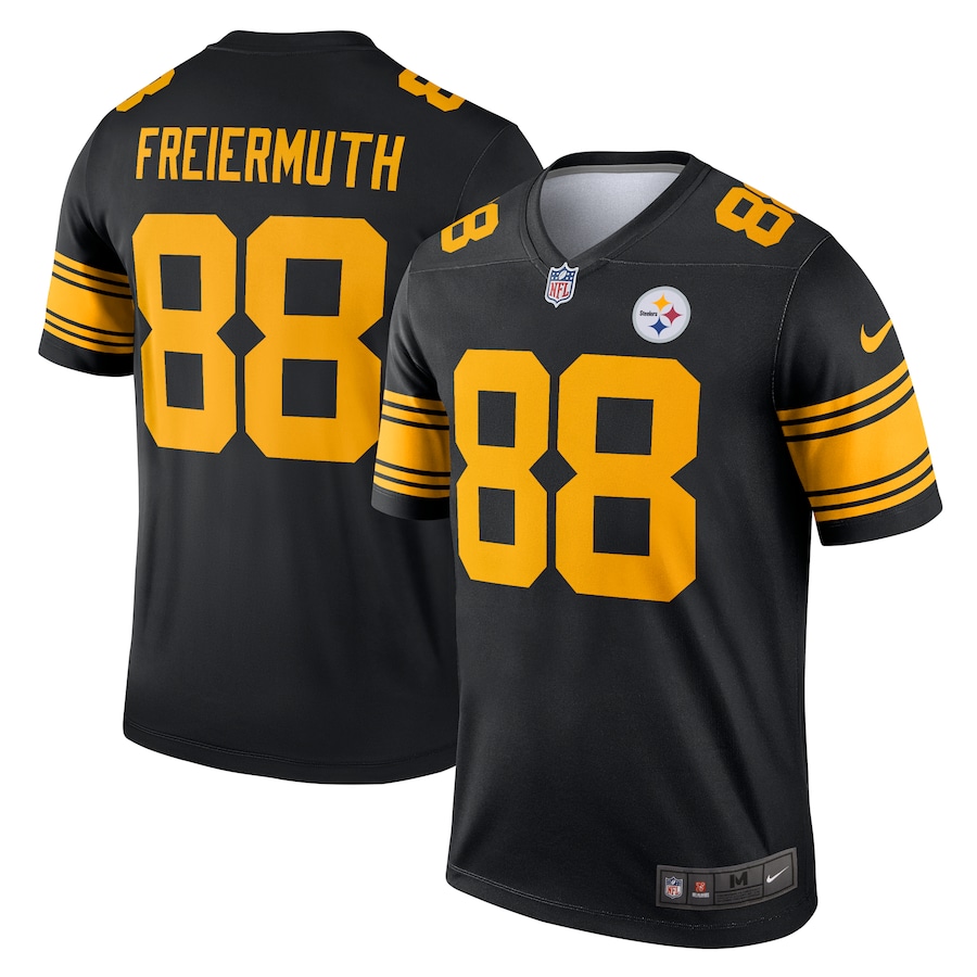 Men’s Pittsburgh Steelers Pat Freiermuth Nike Black Alternate Legend Jersey