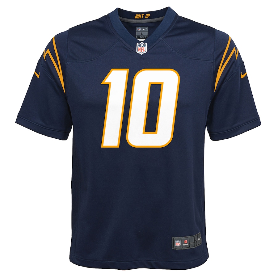 Youth Los Angeles Chargers Justin Herbert Nike Navy Team Game Alternate Jersey
