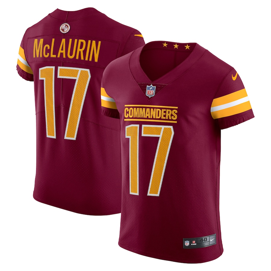 Men’s Washington Commanders Terry McLaurin Nike Burgundy Vapor Elite Jersey