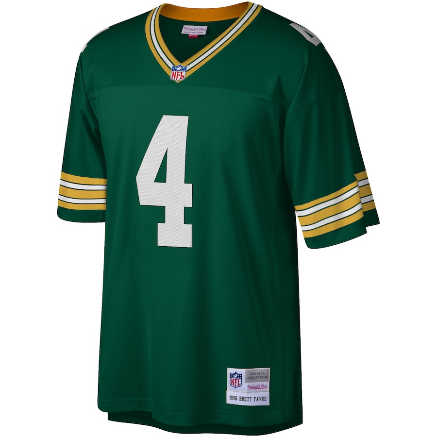 Men’s Green Bay Packers Brett Favre Mitchell & Ness Green 1996 Legacy Replica Jersey