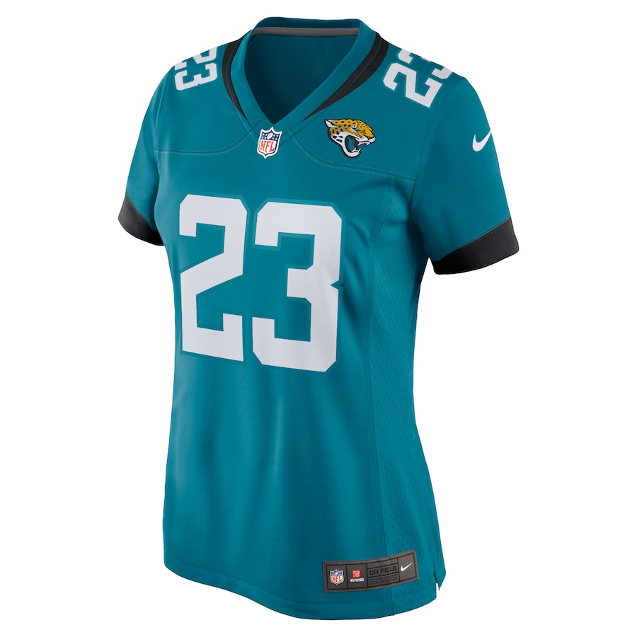 Women’s Jacksonville Jaguars CJ Henderson Nike Teal Player Game Team Jersey