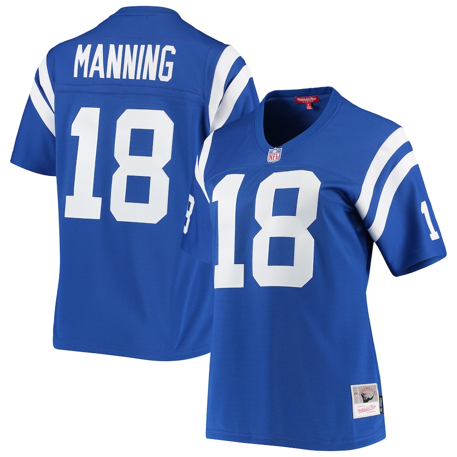 Women’s Indianapolis Colts Peyton Manning Mitchell & Ness Royal 1998 Legacy Replica Jersey