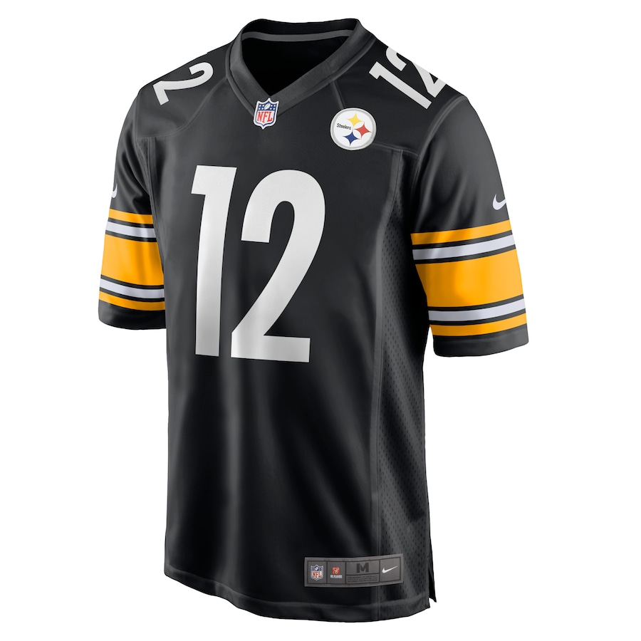 Men’s Pittsburgh Steelers Terry Bradshaw Nike Black Retired Player Game Jersey