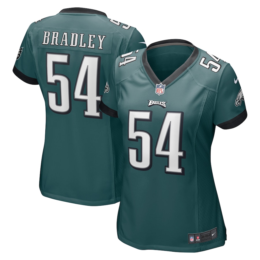 Women’s Philadelphia Eagles Shaun Bradley Nike Midnight Green Game Jersey