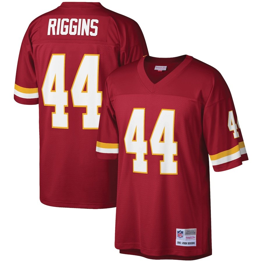 Men’s Washington Football Team John Riggins Mitchell & Ness Burgundy Legacy Replica Jersey