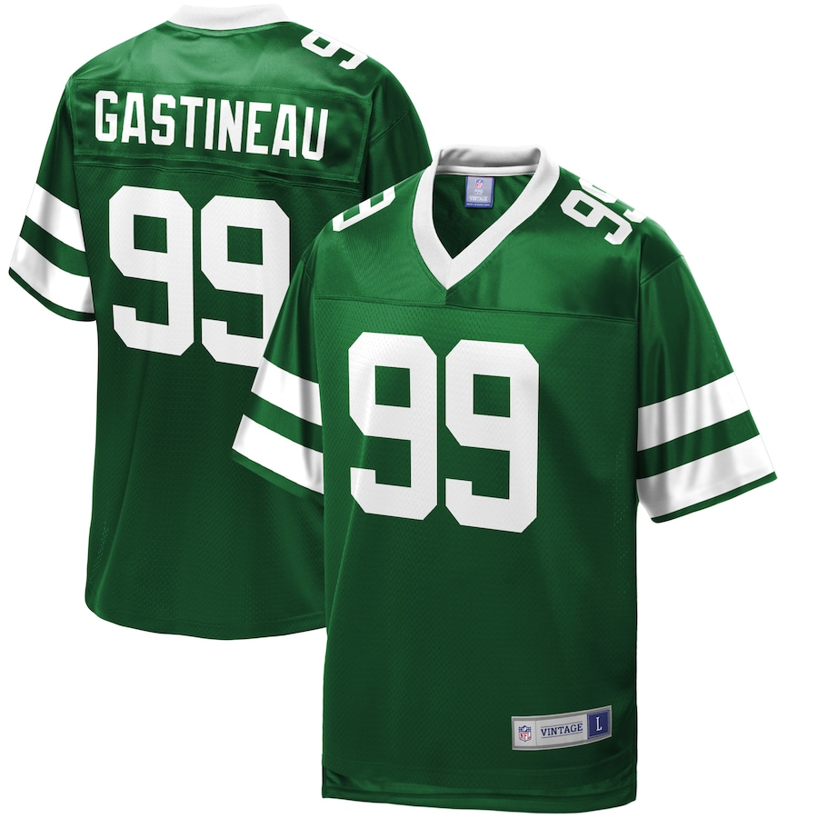 Men’s New York Jets Mark Gastineau NFL Pro Line Green Retired Player Jersey