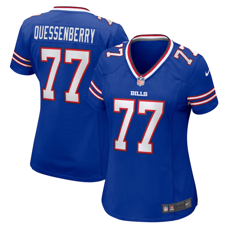 Women’s Buffalo Bills David Quessenberry Nike Royal Game Player Jersey