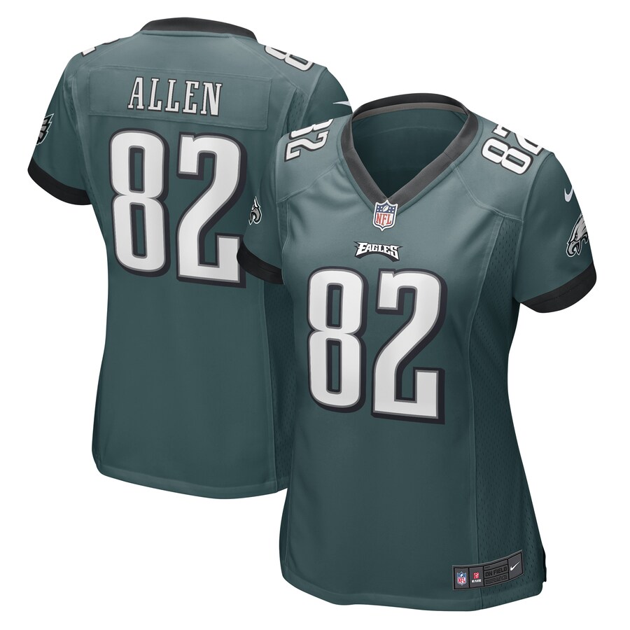 Women’s Philadelphia Eagles Devon Allen Nike Midnight Green Game Player Jersey