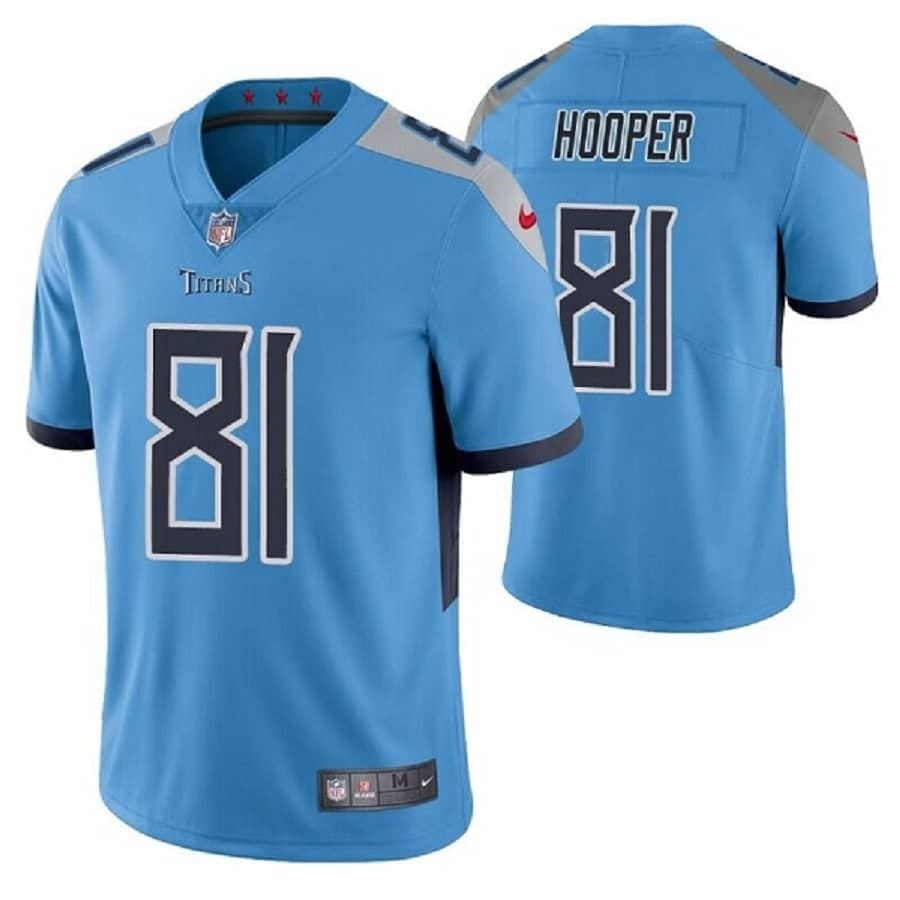 Tennessee Titans Austin Hooper Light Blue Vapor Limited Stitched Jersey