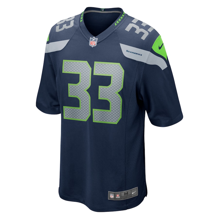 Men’s Seattle Seahawks Jamal Adams Nike College Navy Game Team Jersey