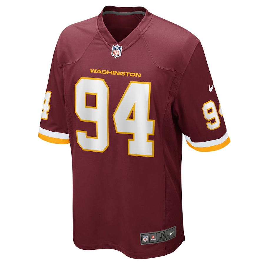 Men’s Nike Daron Payne Washington Football Team Burgundy Game Player Jersey