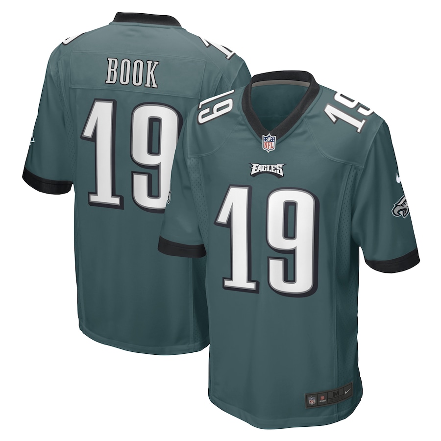 Men’s Philadelphia Eagles Ian Book Nike Midnight Green Game Player Jersey